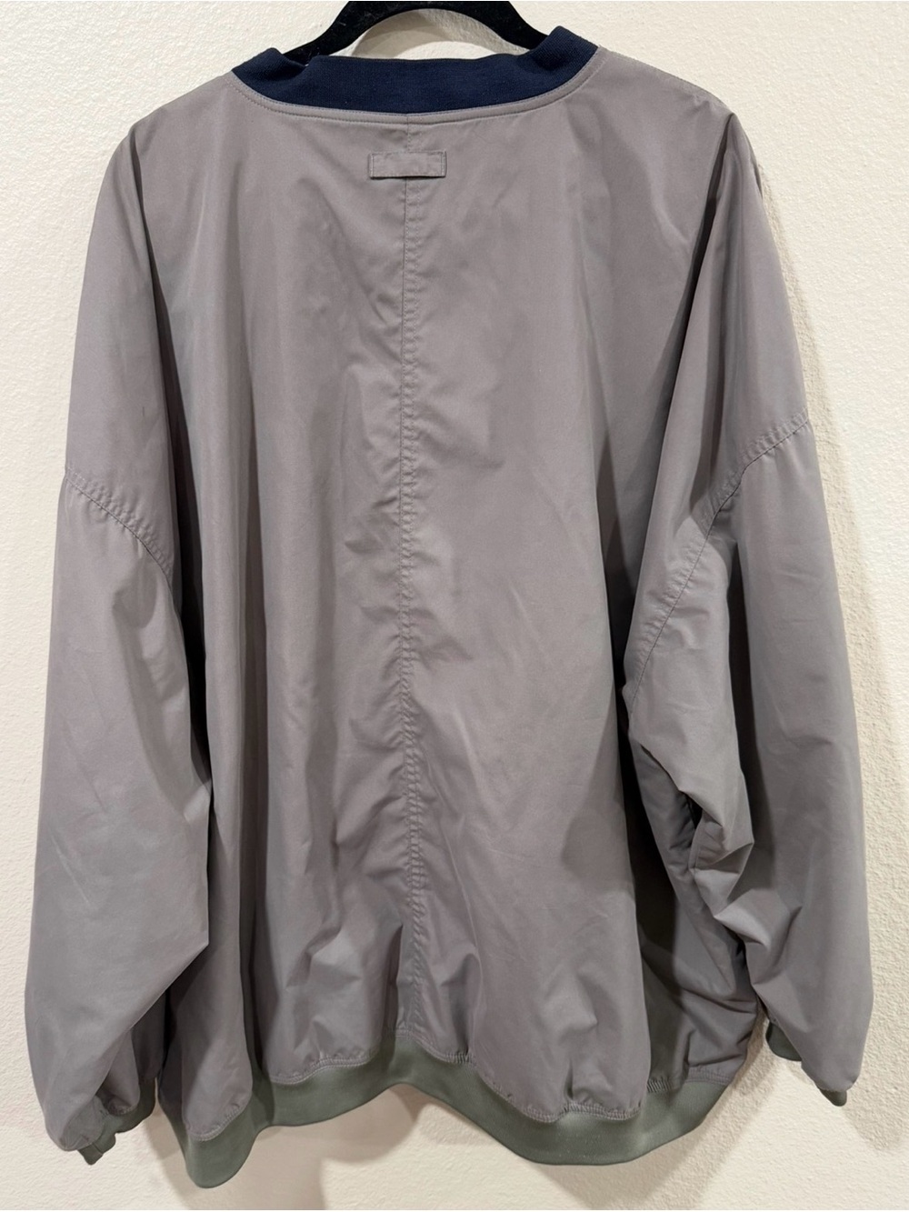 Big Dogs Men’s Gray Crew Neck Windbreaker Jacket size 3X - Picture 2 of 4
